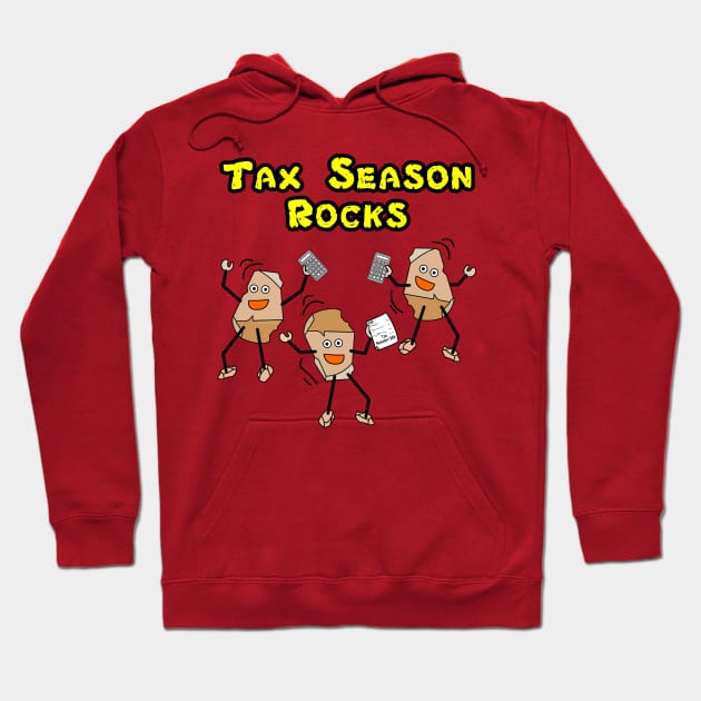 Accountant Tax Season Rocks Hoodie by Barthol Graphics